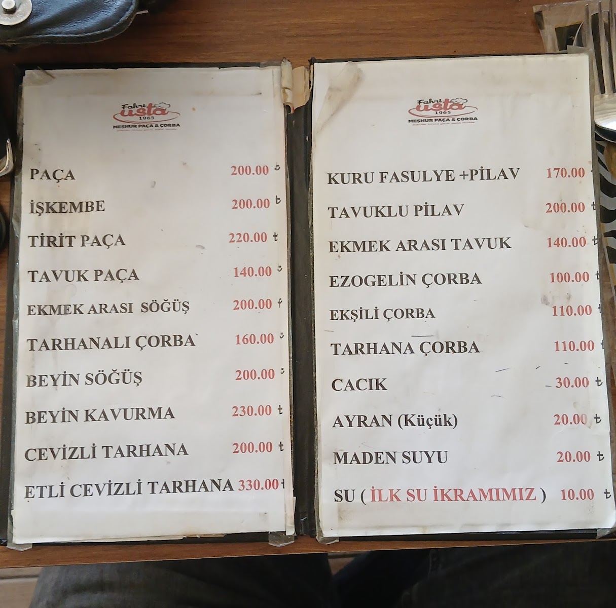 FAHRİ USTA PAÇA & ÇORBA — fotoğraf 2