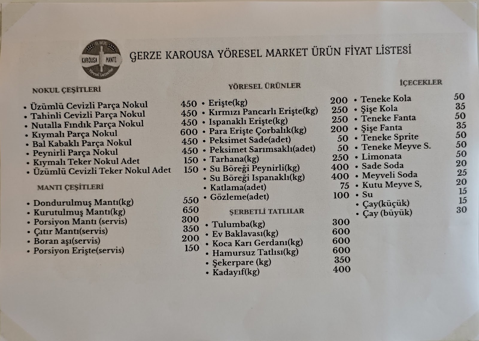 Karousa Mantı & Nokul — fotoğraf 4