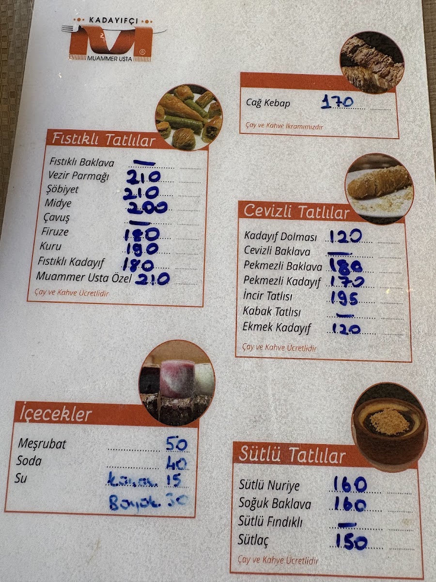 Muammer Usta Cağ Kebap ve Kadayıf Dolması — fotoğraf 4
