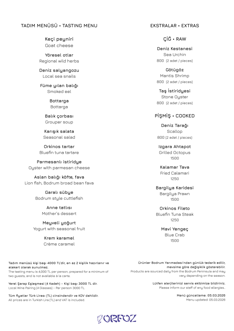 Orfoz Restaurant Bodrum — fotoğraf 4