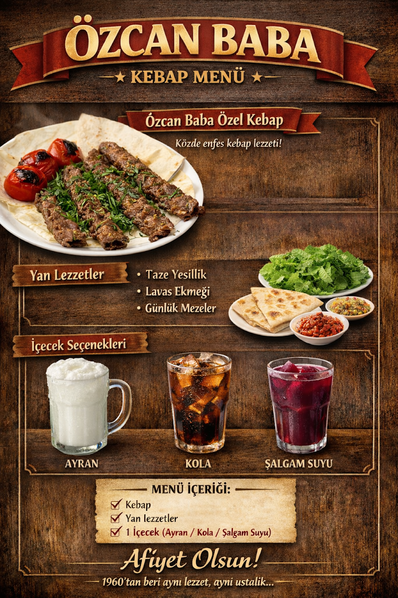 Özcan Baba Kebap Salonu — fotoğraf 2
