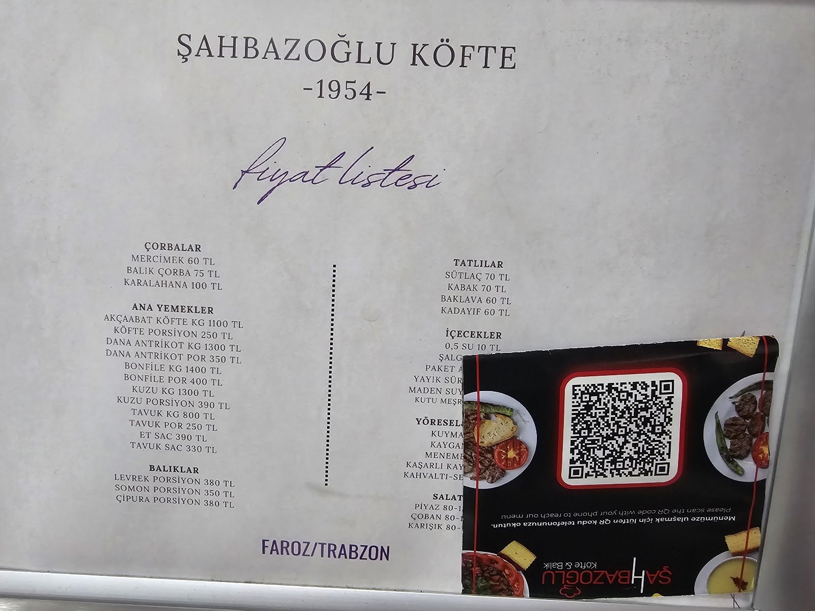 Şahbazoğlu Faroz Restoran — fotoğraf 4