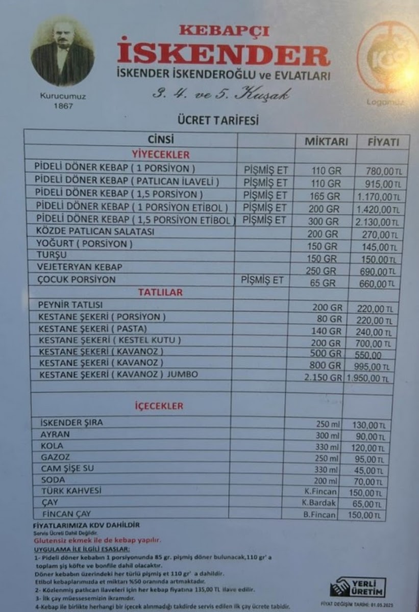 Tarihi Mavi Dükkan İskender 1867 — fotoğraf 5