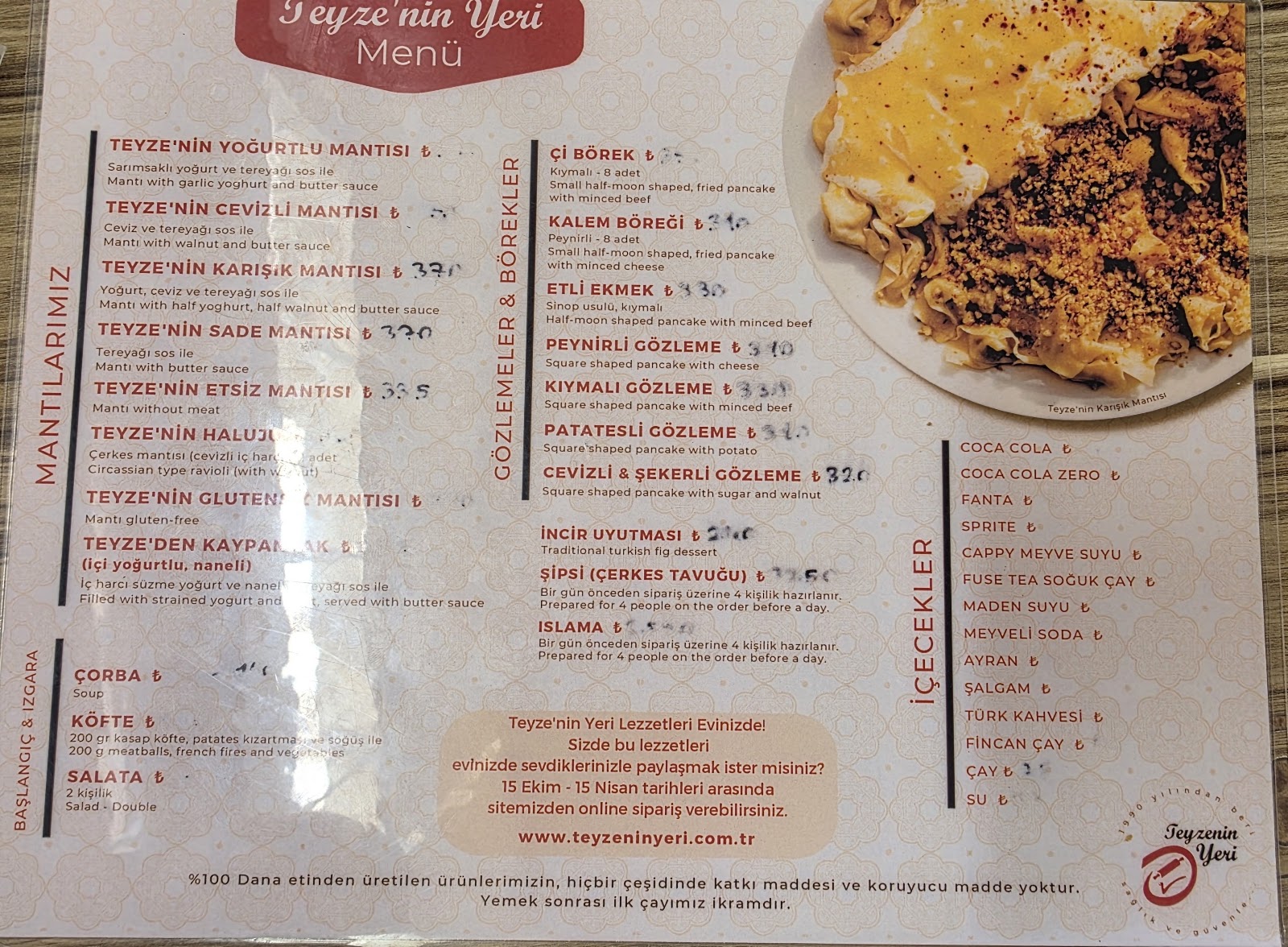 Teyze'nin Yeri Mantı Salonu — fotoğraf 4