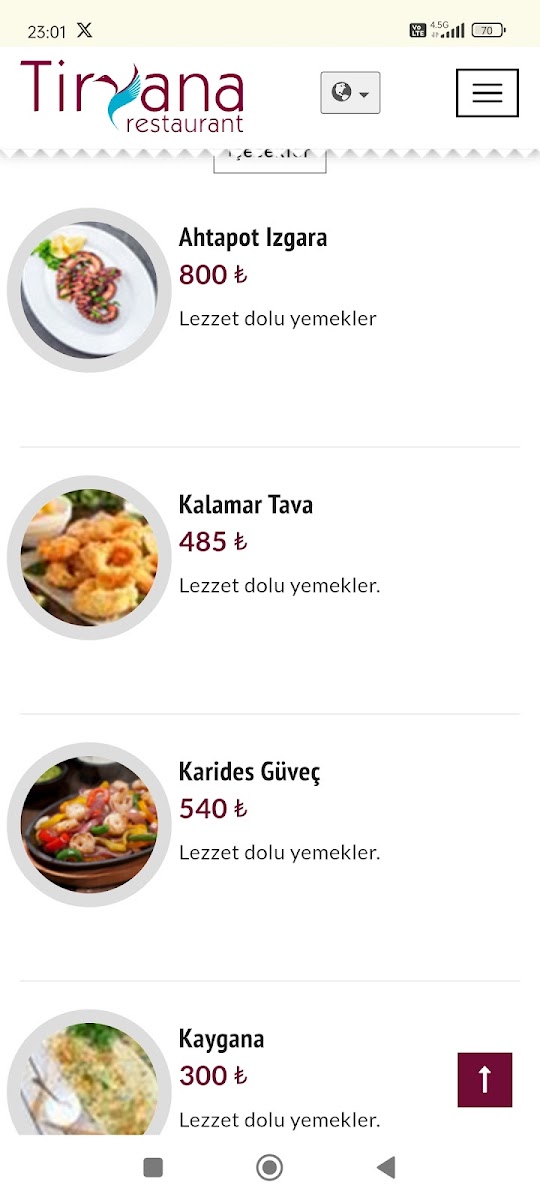 Tirvana Balık Restaurant — fotoğraf 2