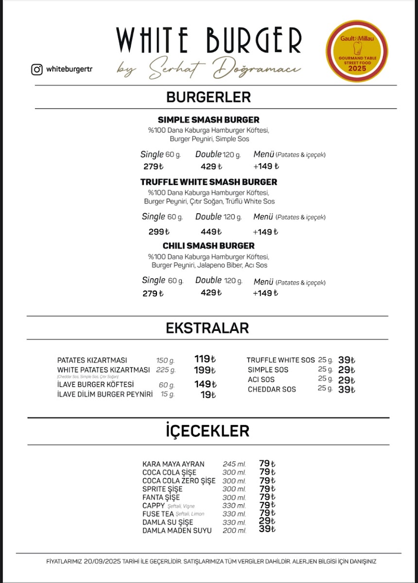White Burger By Serhat Doğramacı Ankara Yenimahalle — fotoğraf 4